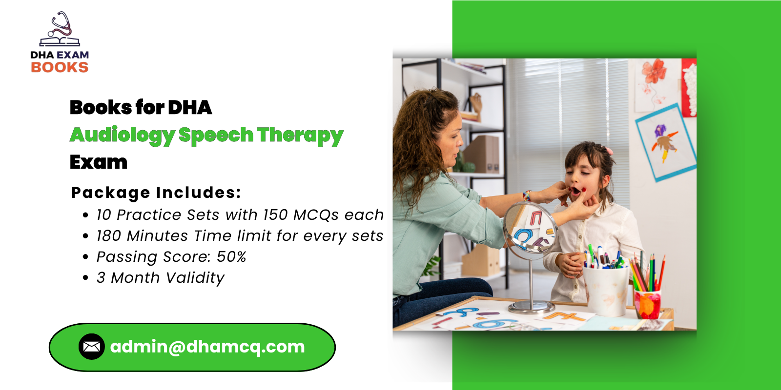 Books for DHA Audiology Speech Therapy Exam