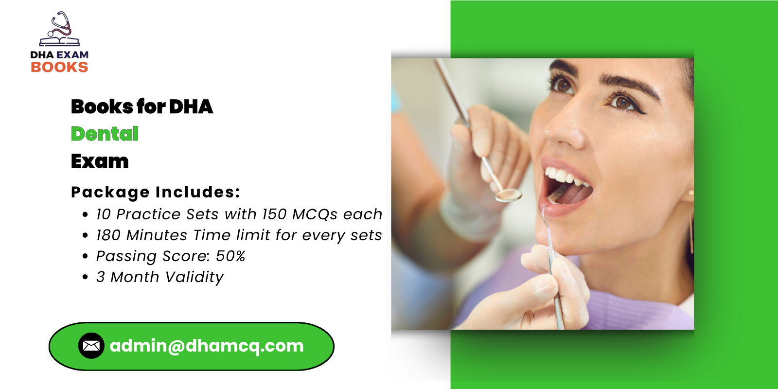 Books for DHA Dental Exam