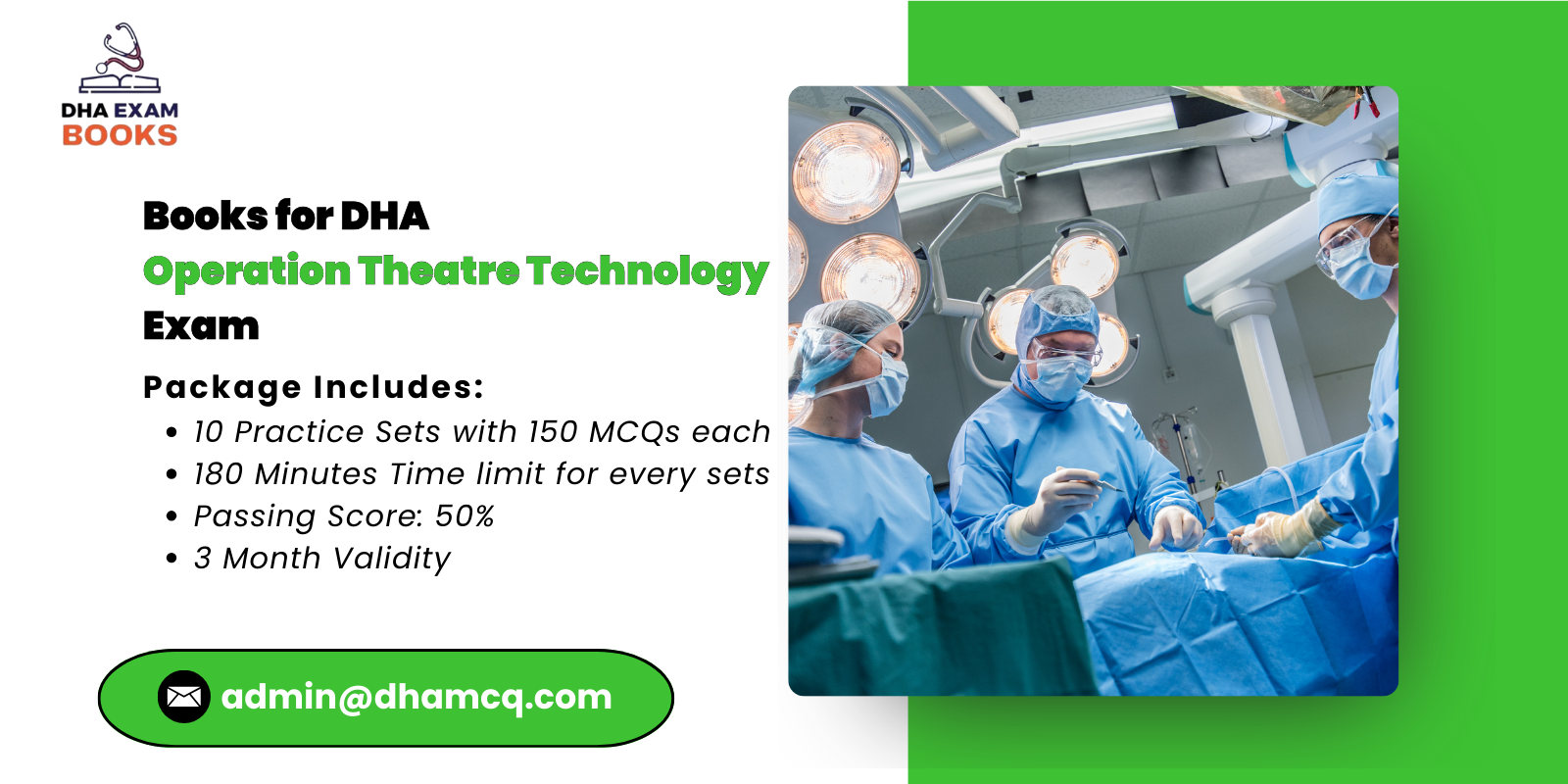 Books for DHA Operation Theatre Technology Exam