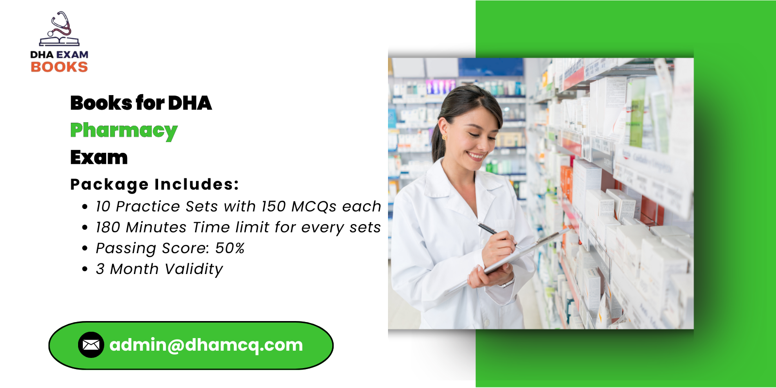 Books for DHA Pharmacy Exam