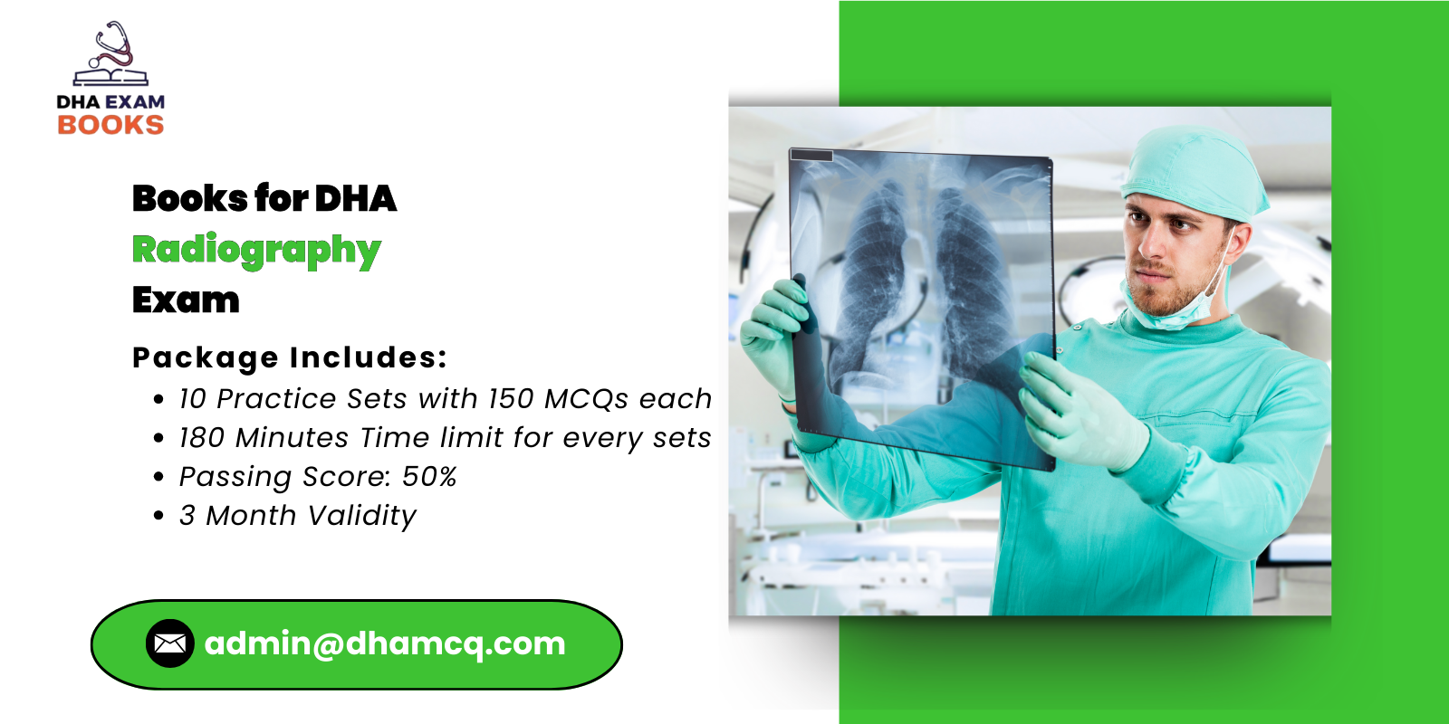 Books for DHA Radiography Exam