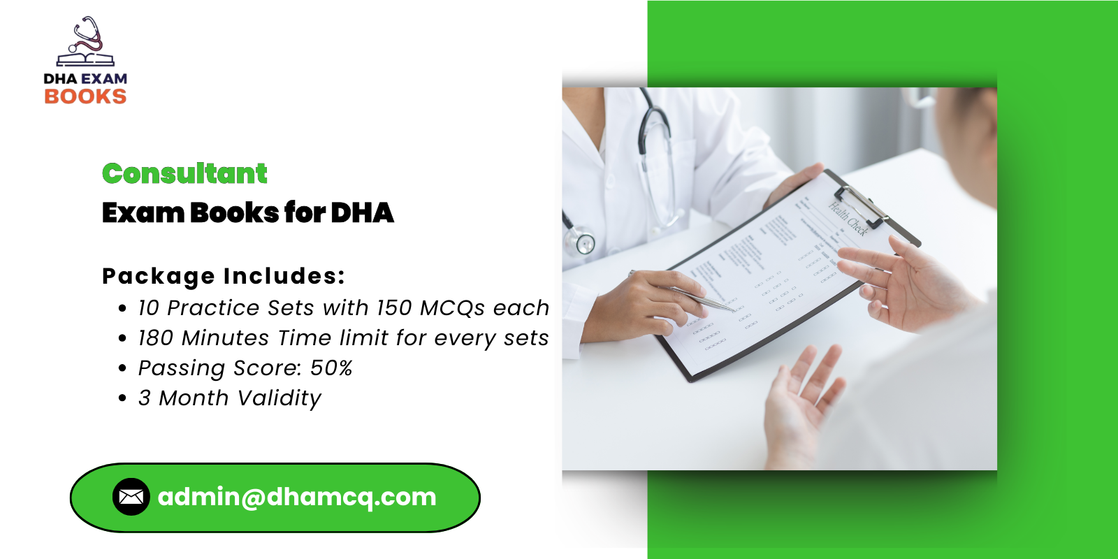 Consultant Exam Books for DHA
