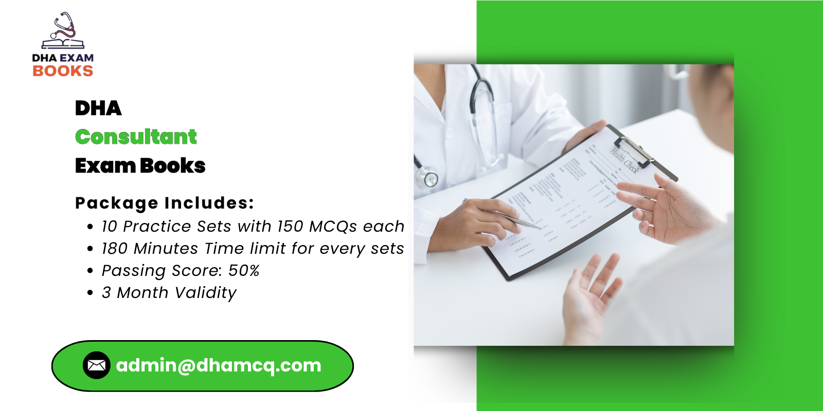 DHA Consultant Exam Books