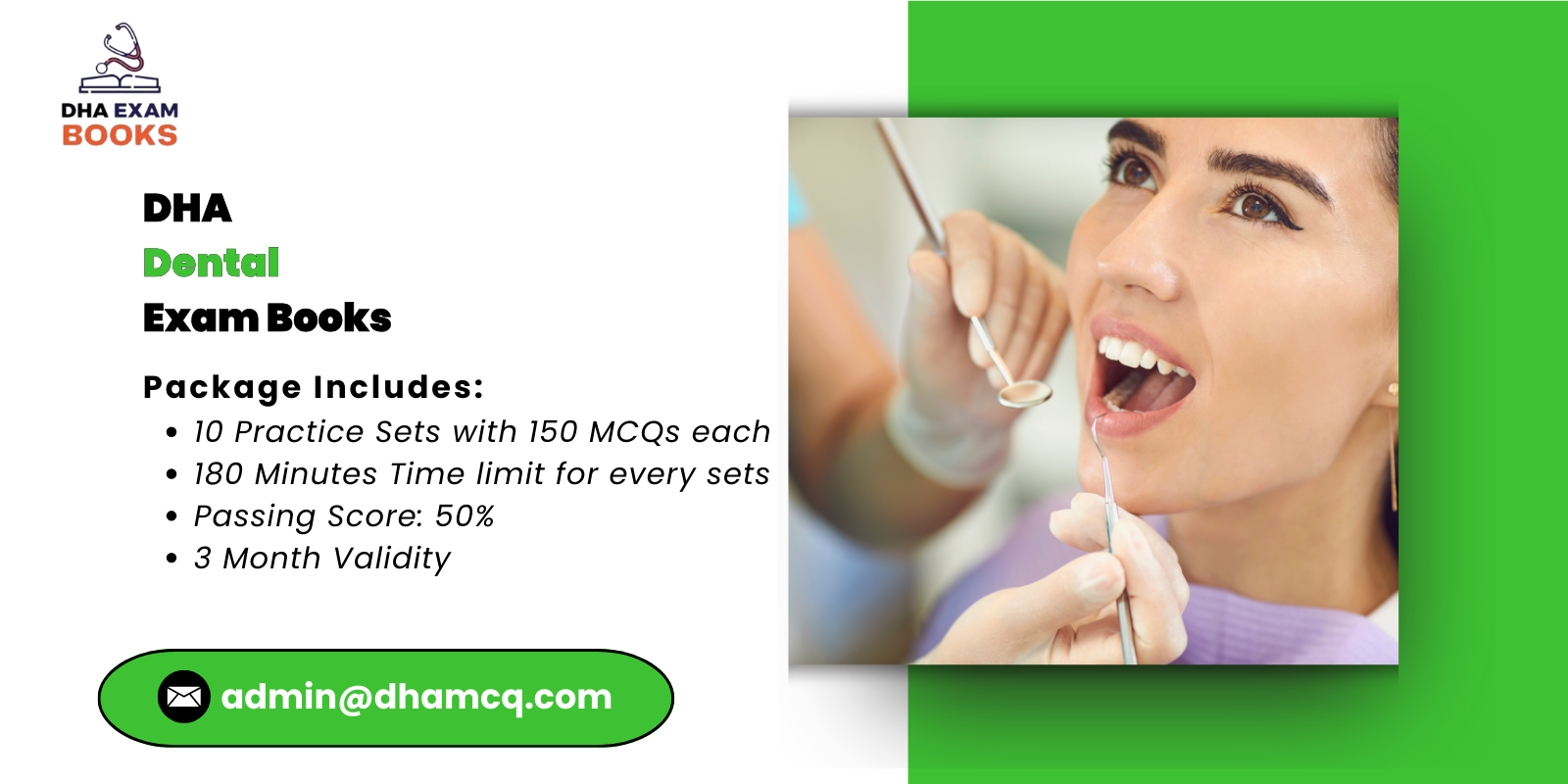 DHA Dental Exam Books