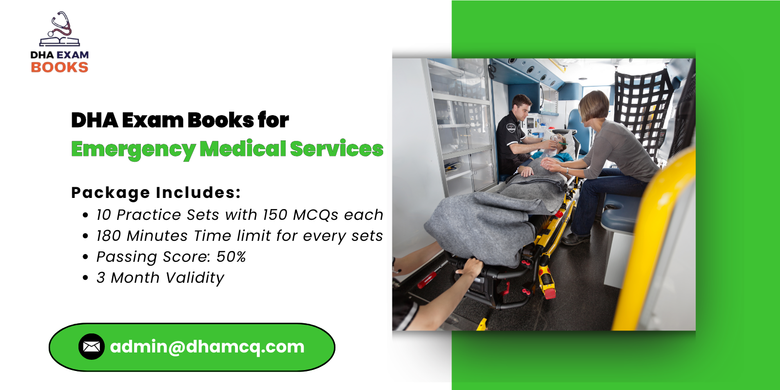 DHA Exam Books for Emergency Medical Services