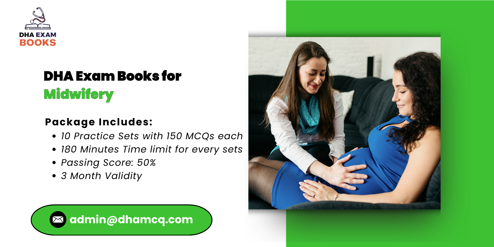 DHA Exam Books for Midwifery