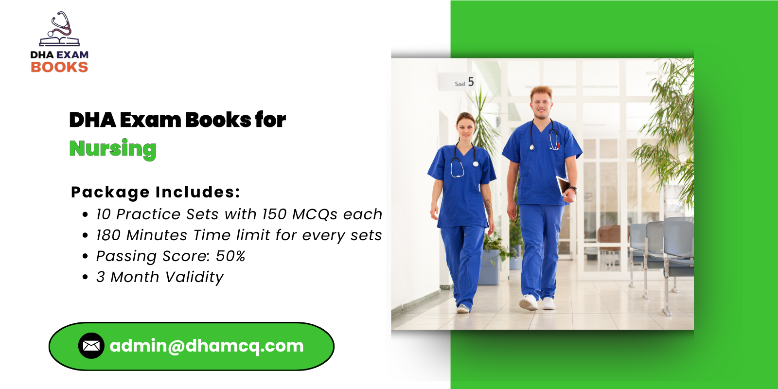 DHA Exam Books for Nursing