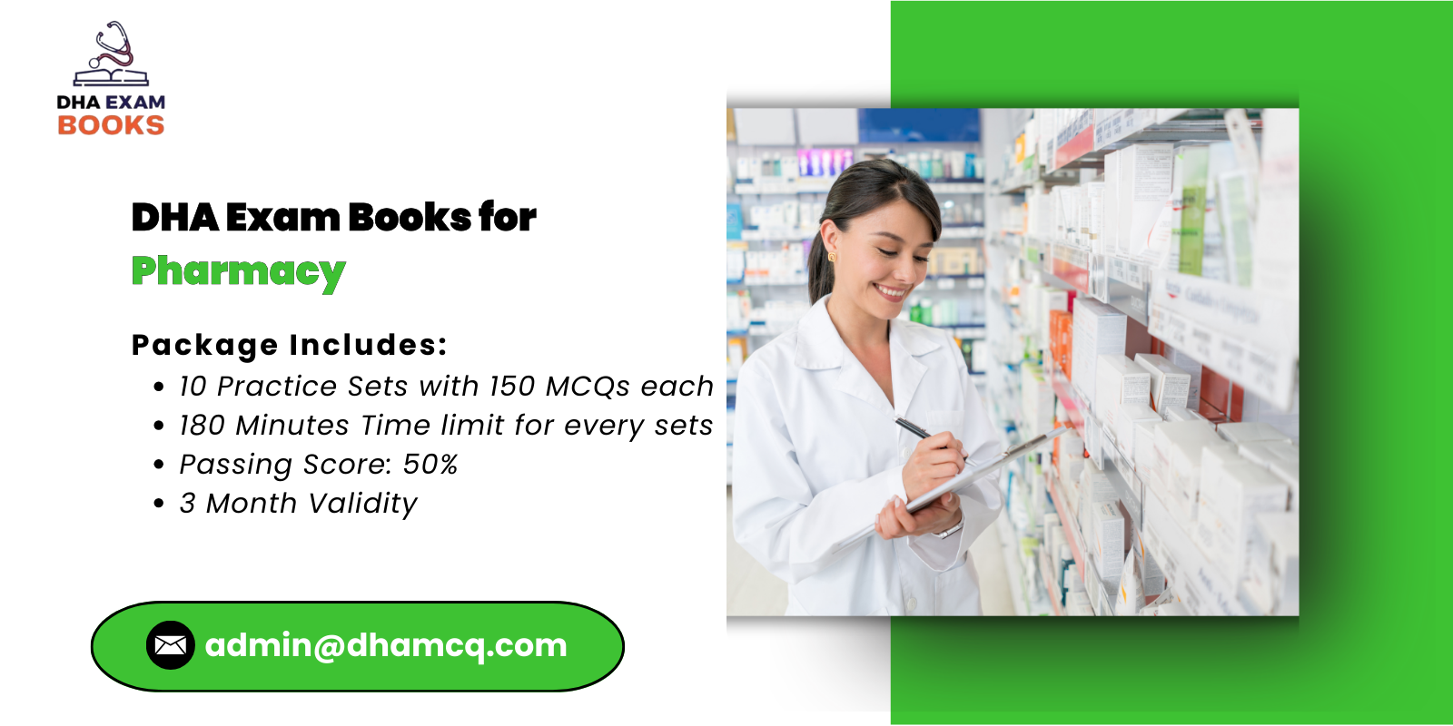 DHA Exam Books for Pharmacy