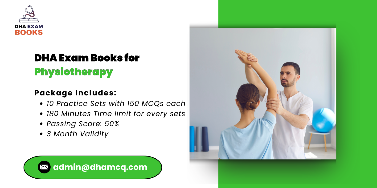 DHA Exam Books for Physiotherapy