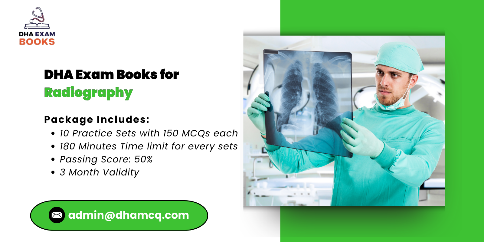 DHA Exam Books for Radiography