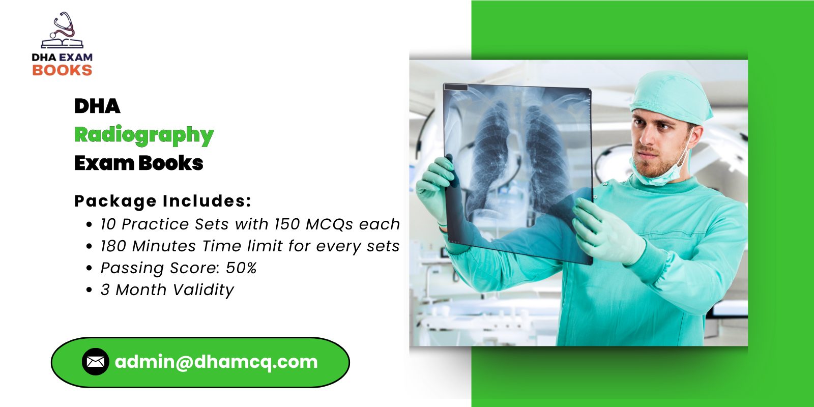 DHA Radiography Exam Books