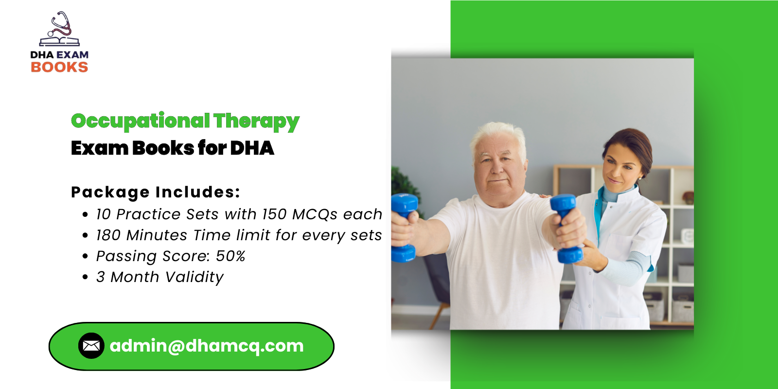 Occupational Therapy Exam Books for DHA
