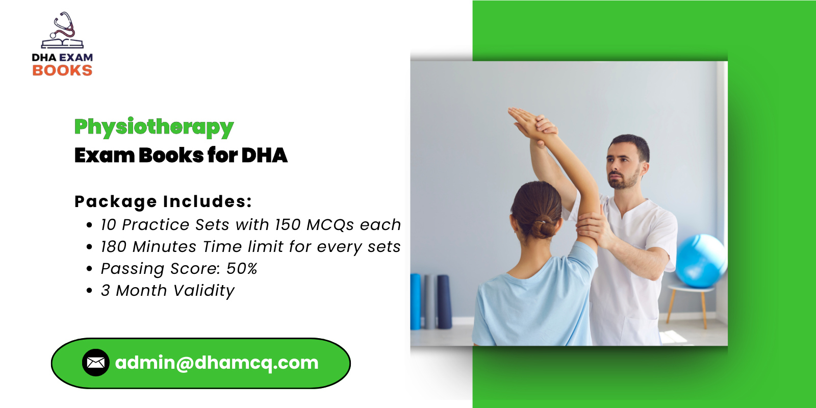 Physiotherapy Exam Books for DHA