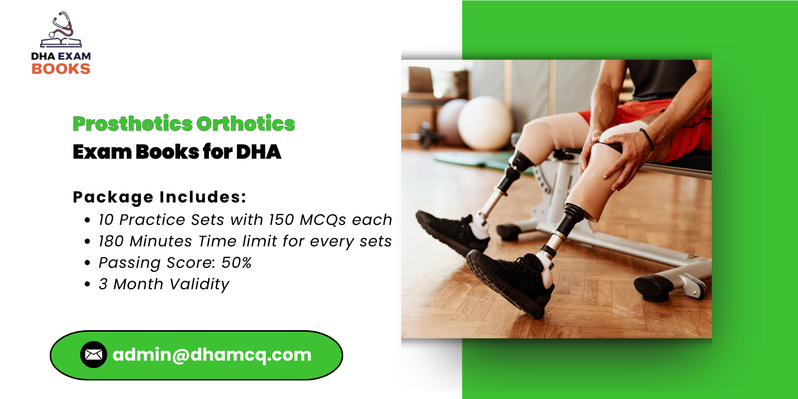 Prosthetics Orthotics Exam Books for DHA